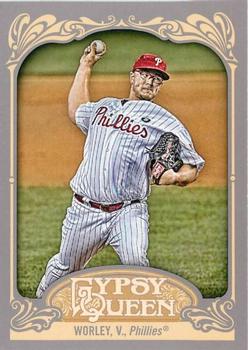 2012 Topps Gypsy Queen Vance Worley  # 277 Philadelphia Phillies