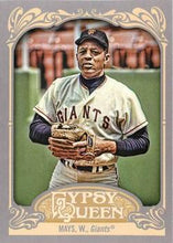 将图片加载到图库查看器，2012 Topps Gypsy Queen Willie Mays  # 280 San Francisco Giants
