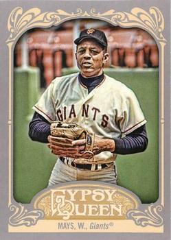 2012 Topps Gypsy Queen Willie Mays  # 280 San Francisco Giants