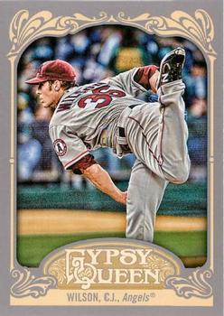 2012 Topps Gypsy Queen C.J. Wilson  # 288a Los Angeles Angels