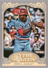 将图片加载到图库查看器，2012 Topps Gypsy Queen Lou Brock  # 297 St. Louis Cardinals
