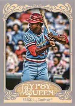 2012 Topps Gypsy Queen Lou Brock  # 297 St. Louis Cardinals