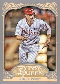 2012 Topps Gypsy Queen Hunter Pence  # 2 Philadelphia Phillies