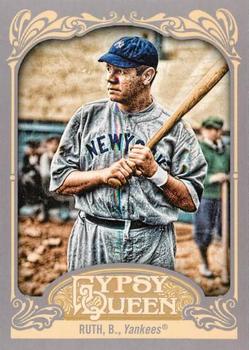 2012 Topps Gypsy Queen Babe Ruth  # 300 New York Yankees