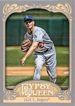 2012 Topps Gypsy Queen Ted Lilly  # 31 Los Angeles Dodgers