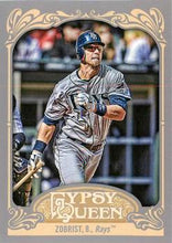 Load image into Gallery viewer, 2012 Topps Gypsy Queen Ben Zobrist  # 33 Tampa Bay Rays
