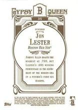 Load image into Gallery viewer, 2012 Topps Gypsy Queen Jon Lester  # 35 Boston Red Sox
