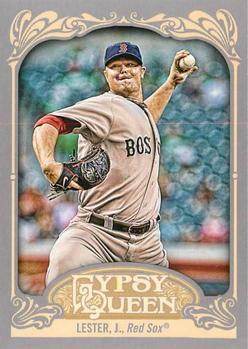 2012 Topps Gypsy Queen Jon Lester  # 35 Boston Red Sox