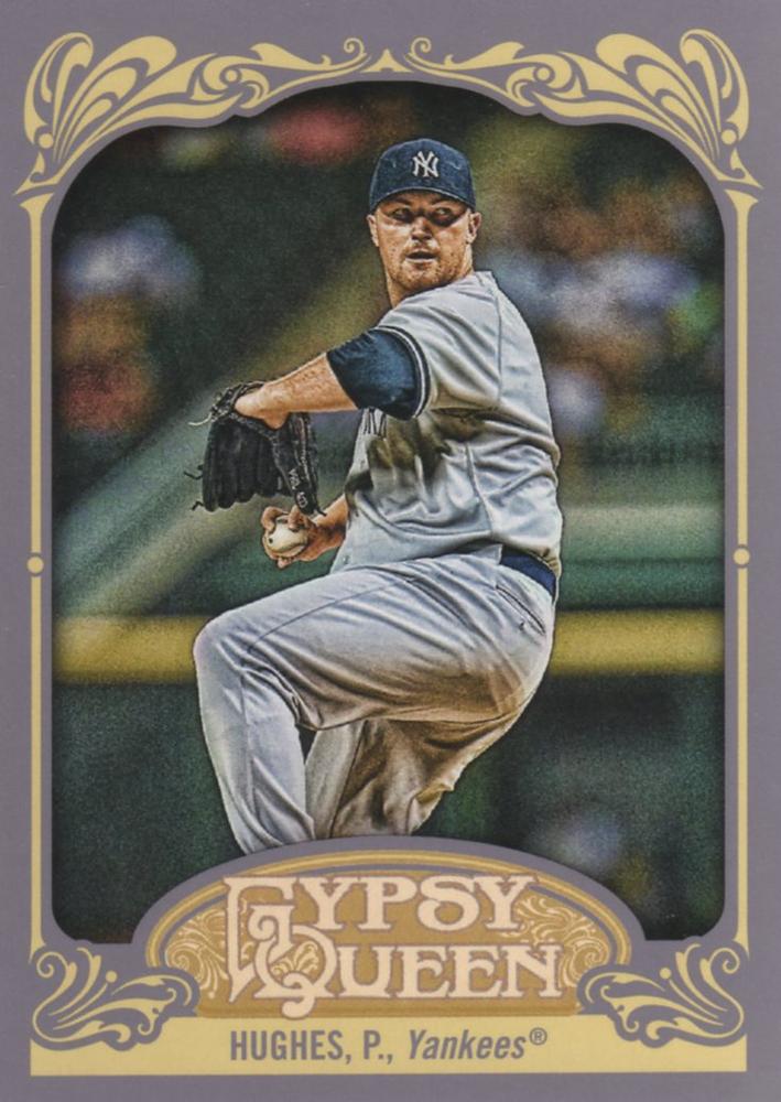 2012 Topps Gypsy Queen Phil Hughes  # 23 New York Yankees