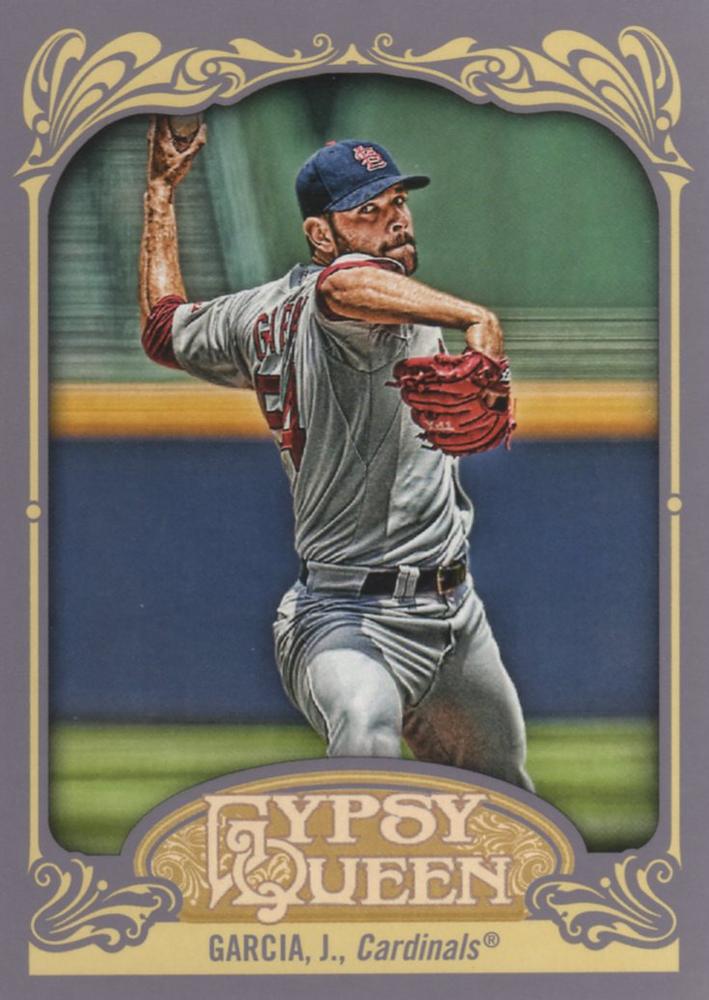 2012 Topps Gypsy Queen Jaime Garcia  # 39 St. Louis Cardinals