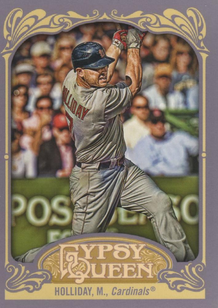 2012 Topps Gypsy Queen Matt Holliday  # 55 St. Louis Cardinals