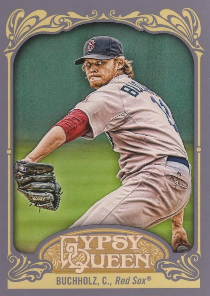2012 Topps Gypsy Queen Clay Buchholz  # 59 Boston Red Sox