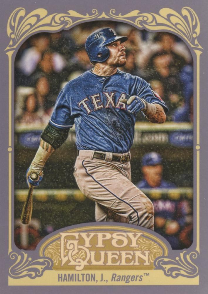 2012 Topps Gypsy Queen Josh Hamilton  # 67a Texas Rangers