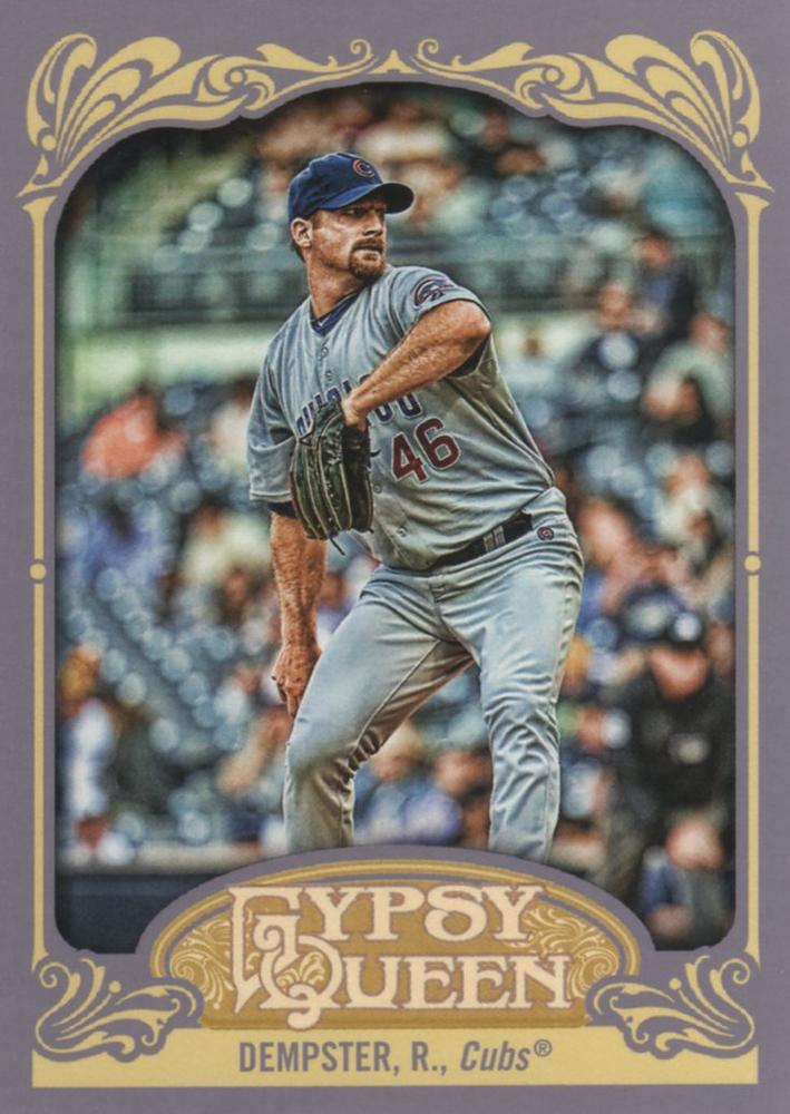 2012 Topps Gypsy Queen Ryan Dempster  # 72 Chicago Cubs