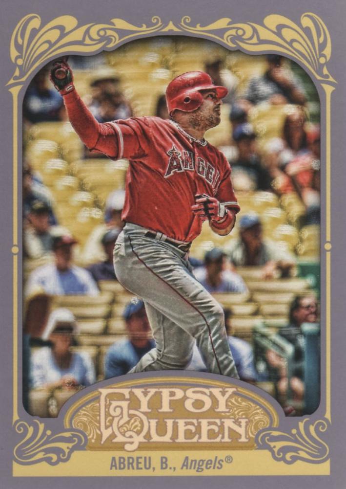 2012 Topps Gypsy Queen Bobby Abreu  # 74 Los Angeles Angels