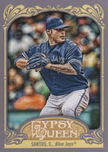 Load image into Gallery viewer, 2012 Topps Gypsy Queen Sergio Santos  # 78 Toronto Blue Jays
