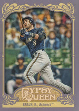 Load image into Gallery viewer, 2012 Topps Gypsy Queen Ryan Braun  # 80a Milwaukee Brewers
