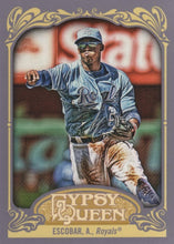 Load image into Gallery viewer, 2012 Topps Gypsy Queen Alcides Escobar  # 81 Kansas City Royals
