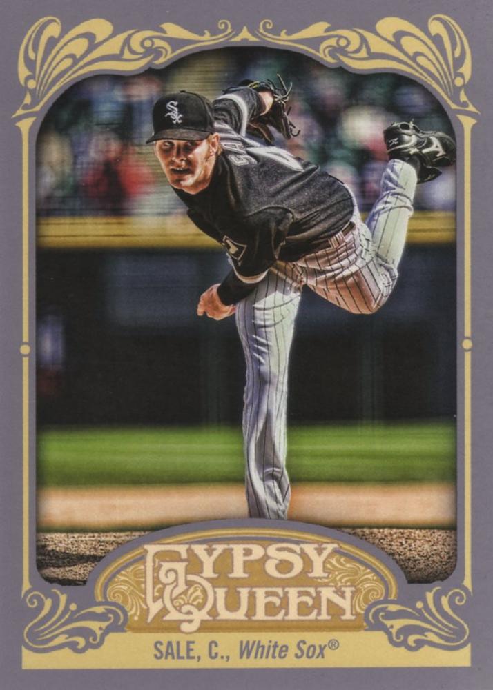 2012 Topps Gypsy Queen Chris Sale  # 107 Chicago White Sox