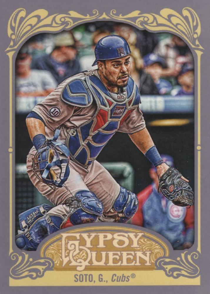 2012 Topps Gypsy Queen Geovany Soto  # 123 Chicago Cubs