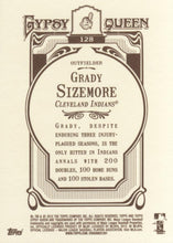 تحميل الصورة إلى عارض المعرض، 2012 Topps Gypsy Queen Grady Sizemore # 128 كليفلاند الهنود
