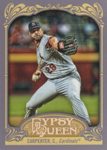 将图片加载到图库查看器，2012 Topps Gypsy Queen Chris Carpenter  # 138 St. Louis Cardinals
