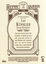 将图片加载到图库查看器，2012 Topps Gypsy Queen Ian KinslerÂ   # 145a Texas Rangers
