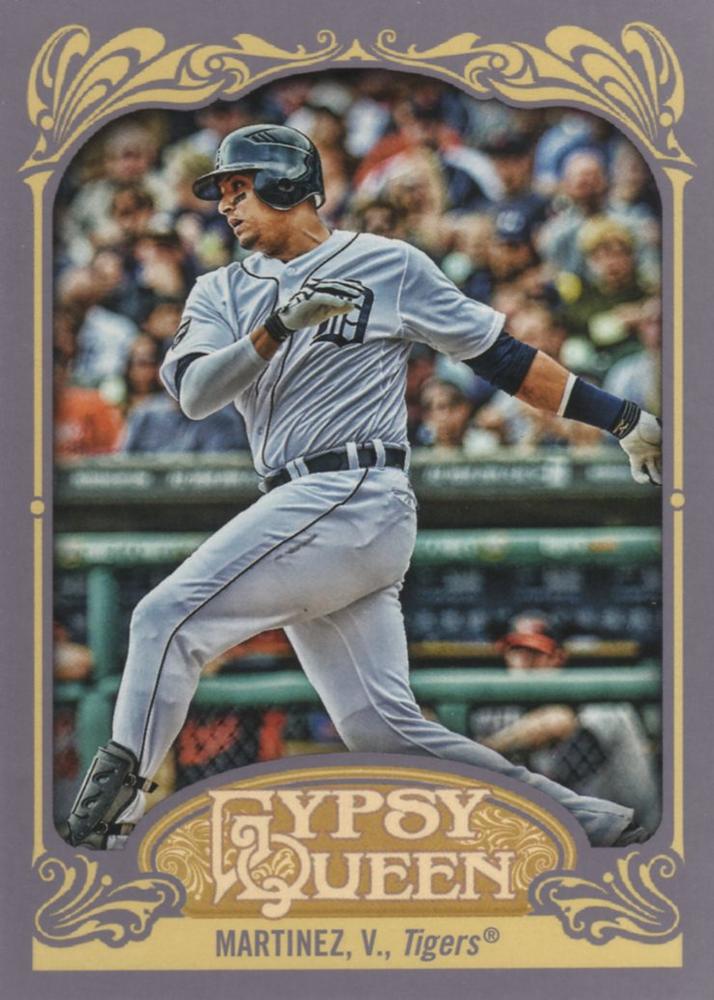2012 Topps Gypsy Queen Victor Martinez  # 154 Detroit Tigers