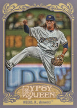 Load image into Gallery viewer, 2012 Topps Gypsy Queen Rickie Weeks  # 158 Milwaukee Brewers
