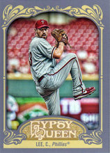 将图片加载到图库查看器，2012 Topps Gypsy Queen Cliff Lee  # 170a Philadelphia Phillies
