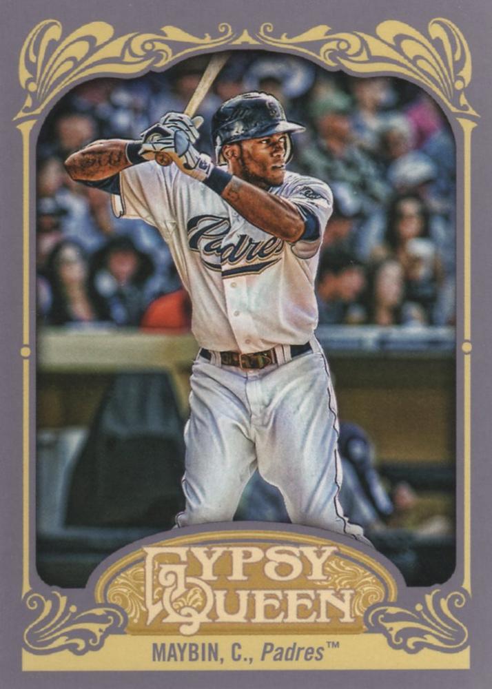 2012 Topps Gypsy Queen Cameron Maybin  # 172 San Diego Padres