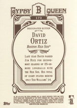 Load image into Gallery viewer, 2012 Topps Gypsy Queen David Ortiz  # 173 Boston Red Sox
