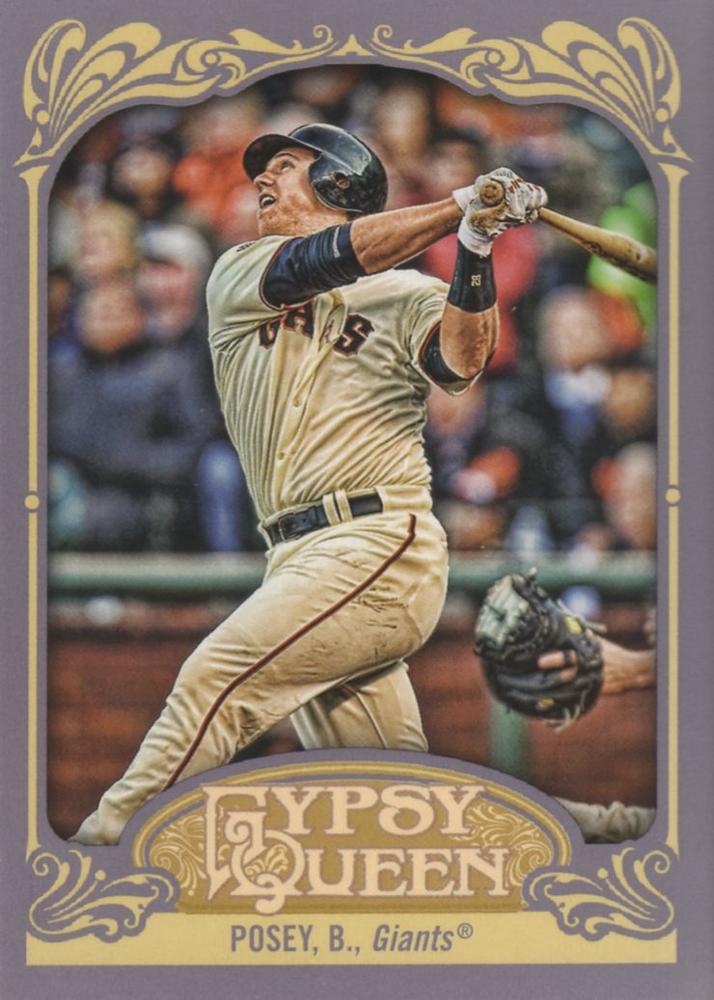 2012 Topps Gypsy Queen Buster Posey  # 182 San Francisco Giants