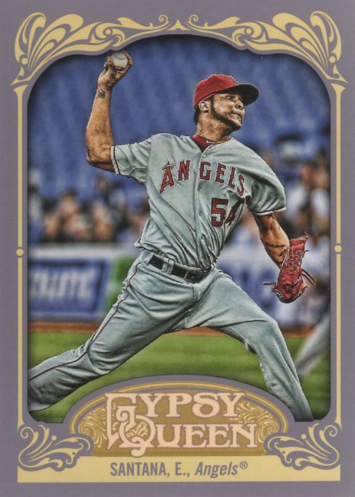 2012 Topps Gypsy Queen Ervin Santana  # 192 Los Angeles Angels