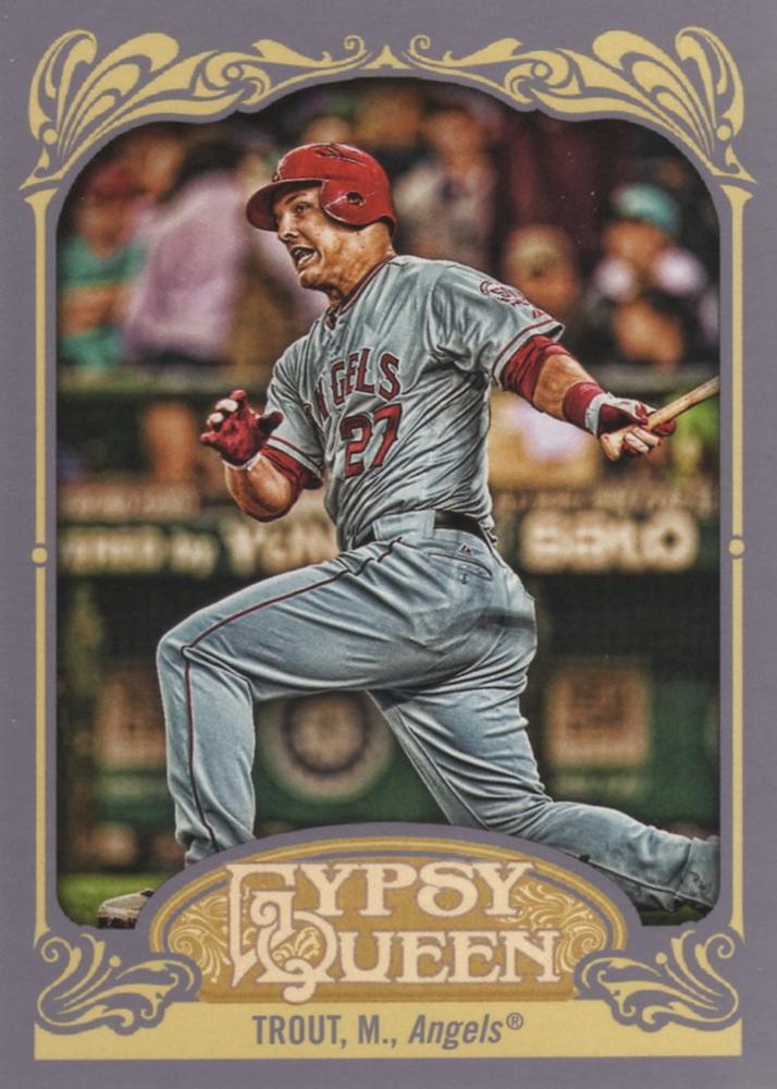2012 Topps Gypsy Queen Mike Trout  # 195 Los Angeles Angels