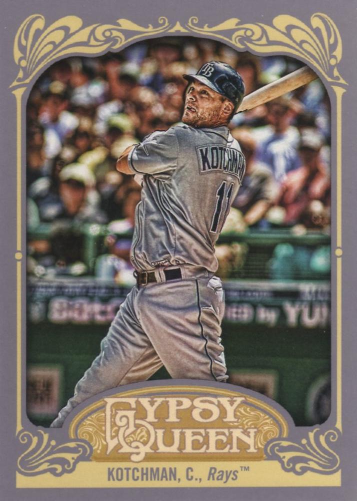2012 Topps Gypsy Queen Casey Kotchman  # 199 Tampa Bay Rays