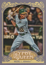 Load image into Gallery viewer, 2012 Topps Gypsy Queen Jemile Weeks  # 204 Oakland Athletics
