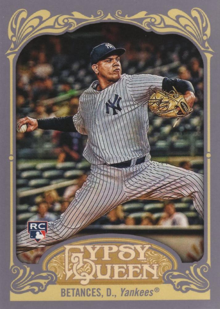 2012 Topps Gypsy Queen Dellin Betances  RC # 209 New York Yankees