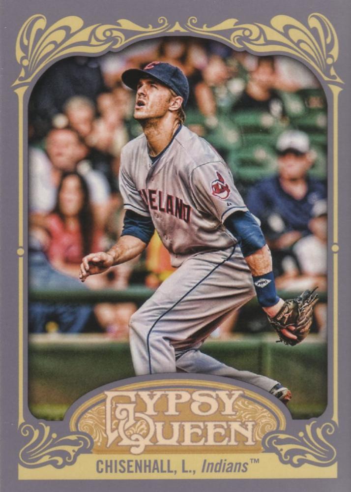2012 Topps Gypsy Queen Lonnie Chisenhall  # 215 Cleveland Indians