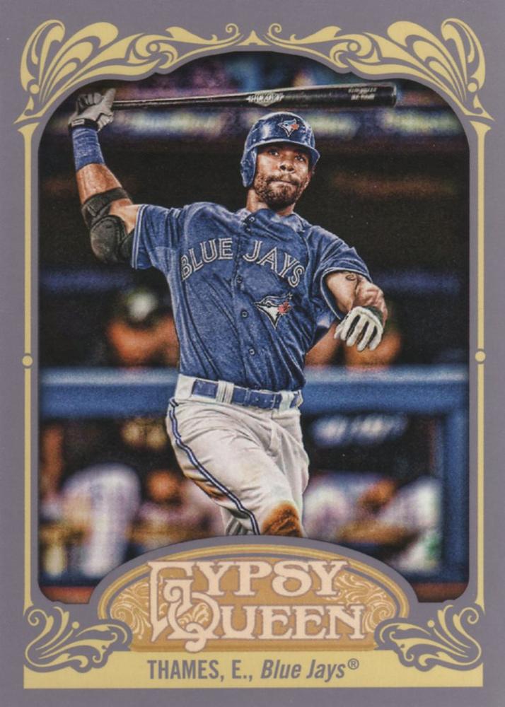 2012 Topps Gypsy Queen Eric Thames  # 217 Toronto Blue Jays