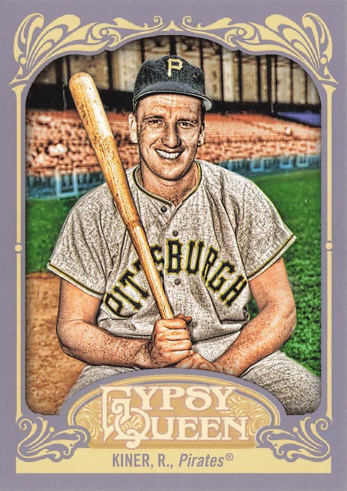 2012 Topps Gypsy Queen Ralph Kiner  # 227 Pittsburgh Pirates