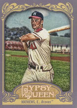 将图片加载到图库查看器，2012 Topps Gypsy Queen Eddie Mathews  # 228 Milwaukee Braves
