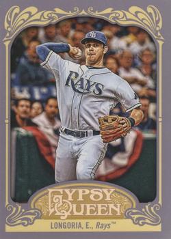 2012 Topps Gypsy Queen Evan Longoria  # 230a Tampa Bay Rays