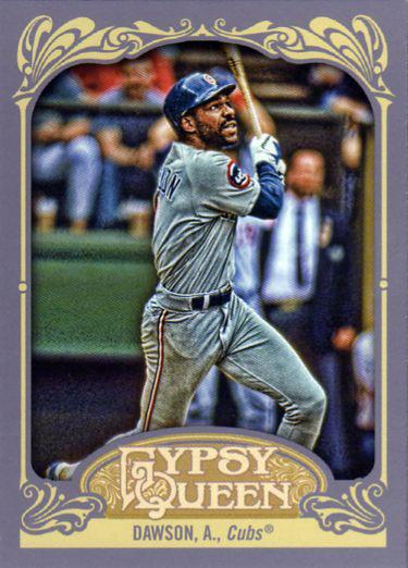 2012 Topps Gypsy Queen Andre Dawson  # 231 Chicago Cubs