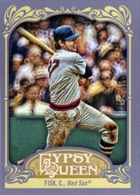 将图片加载到图库查看器，2012 Topps Gypsy Queen Carlton Fisk  # 234 Boston Red Sox
