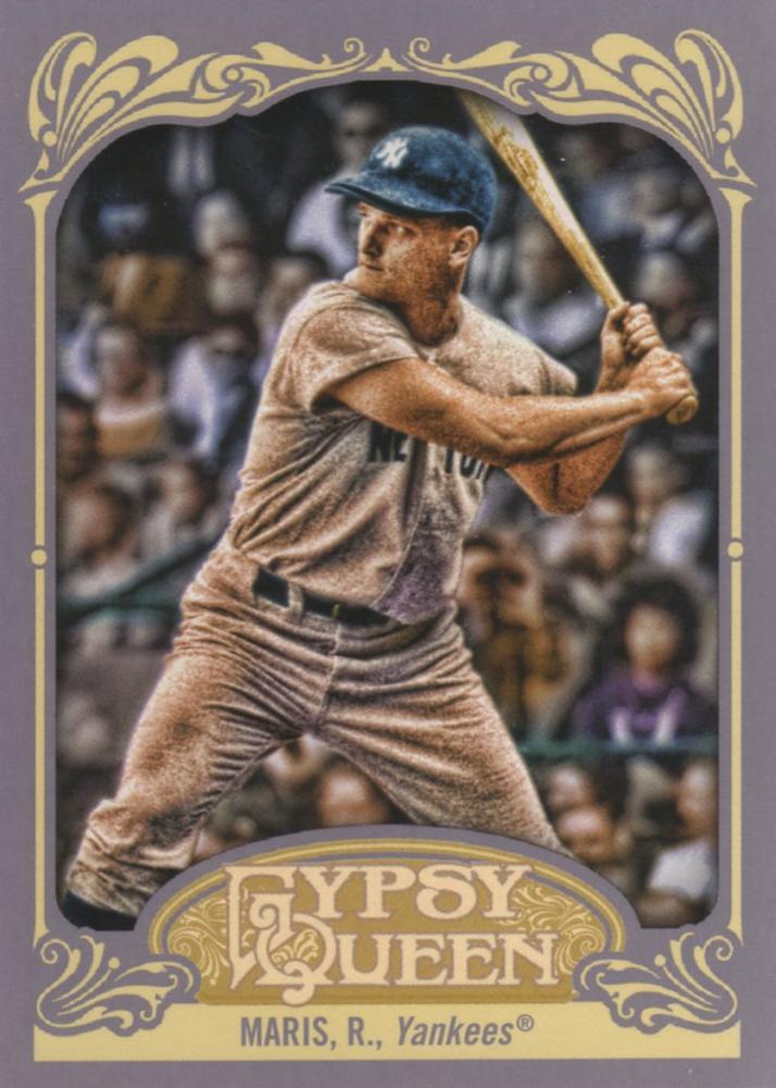 2012 Topps Gypsy Queen Roger Maris  # 244 New York Yankees