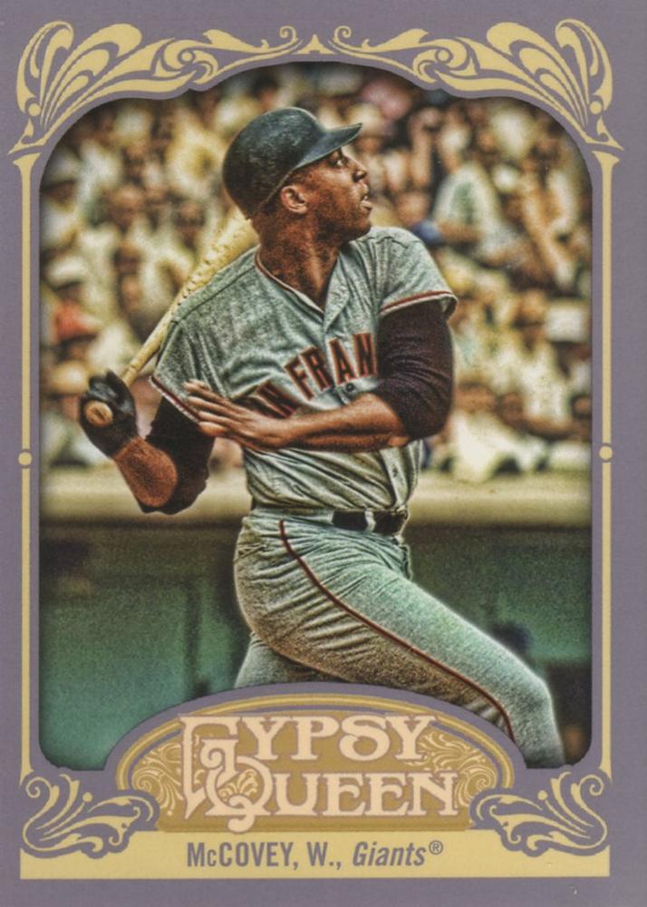 2012 Topps Gypsy Queen Willie McCovey  # 246 San Francisco Giants