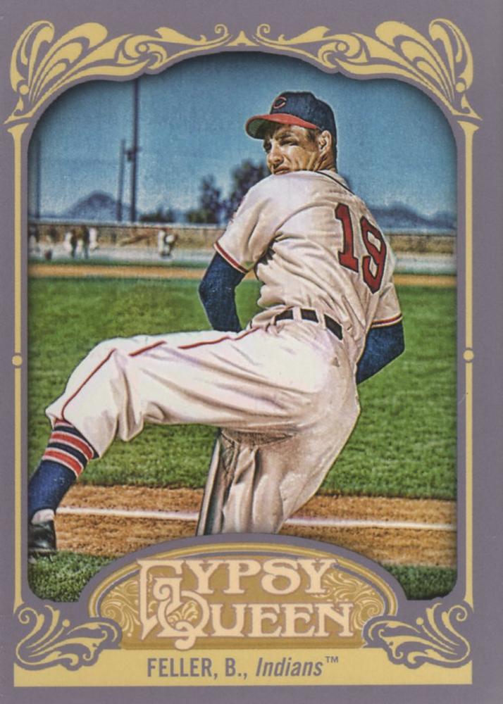 2012 Topps Gypsy Queen Bob Feller  # 267 Cleveland Indians