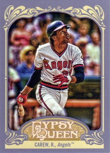 2012 Topps Gypsy Queen Rod Carew  # 268 California Angels