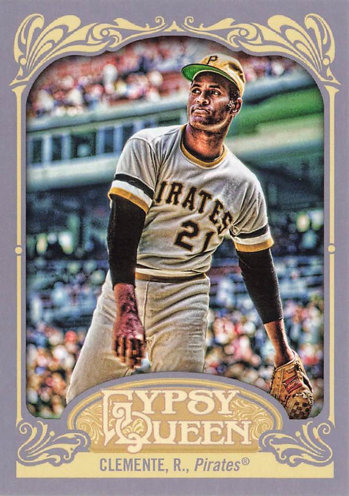 2012 Topps Gypsy Queen Roberto Clemente  # 270a Pittsburgh Pirates